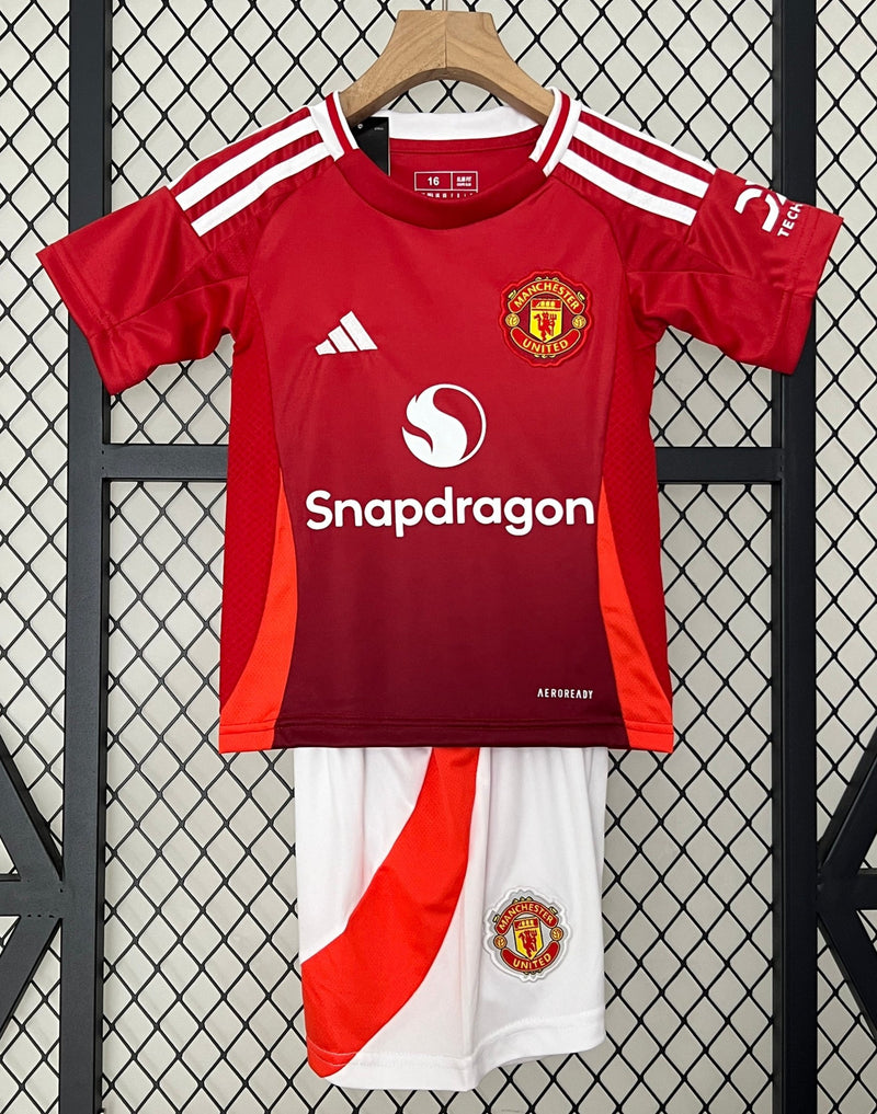 Camiseta y Pantalones para niños - Manchester United 24/25