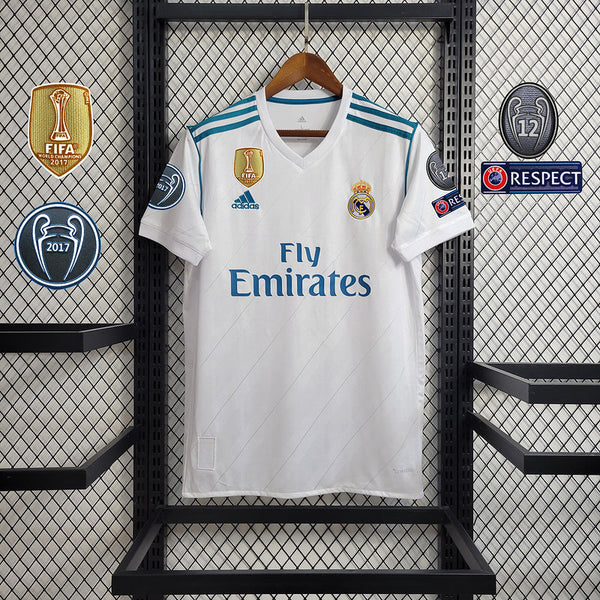 Camiseta Retro Real Madrid Away 2017 - Con Patch UCL