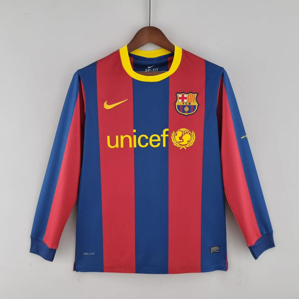 Camiseta FC Barcelona Manga Larga - Retro 2010/2011