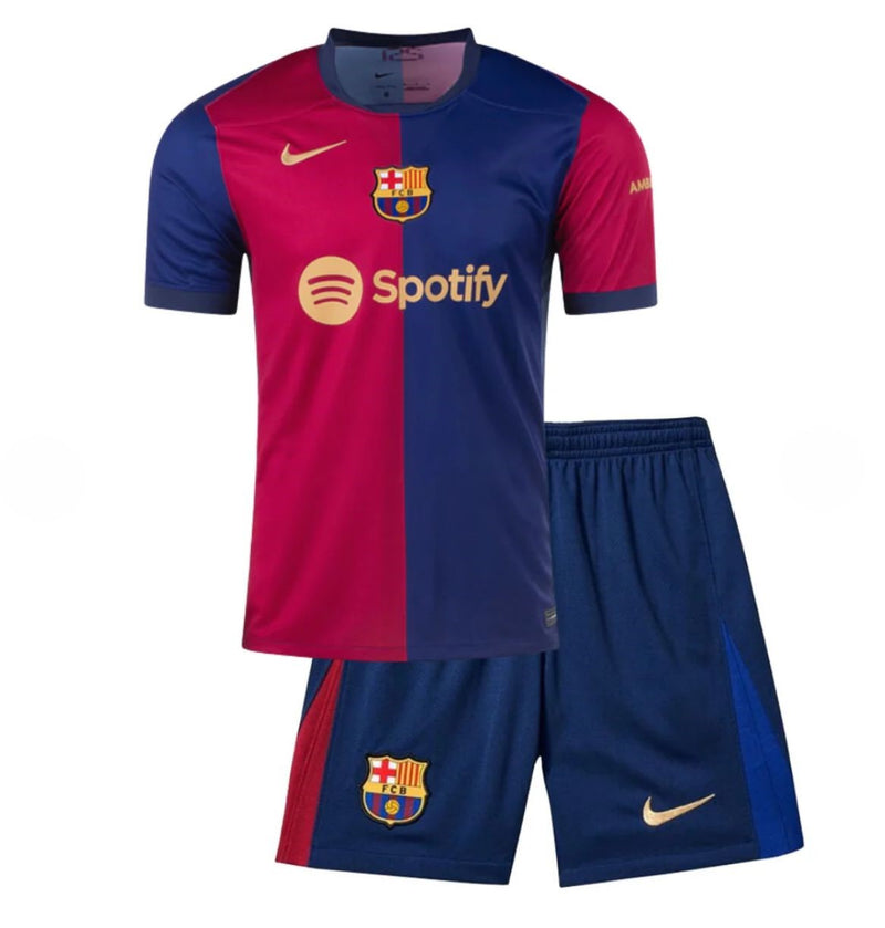 Camiseta y Pantalones para niños FC Barcelona Home 24/25