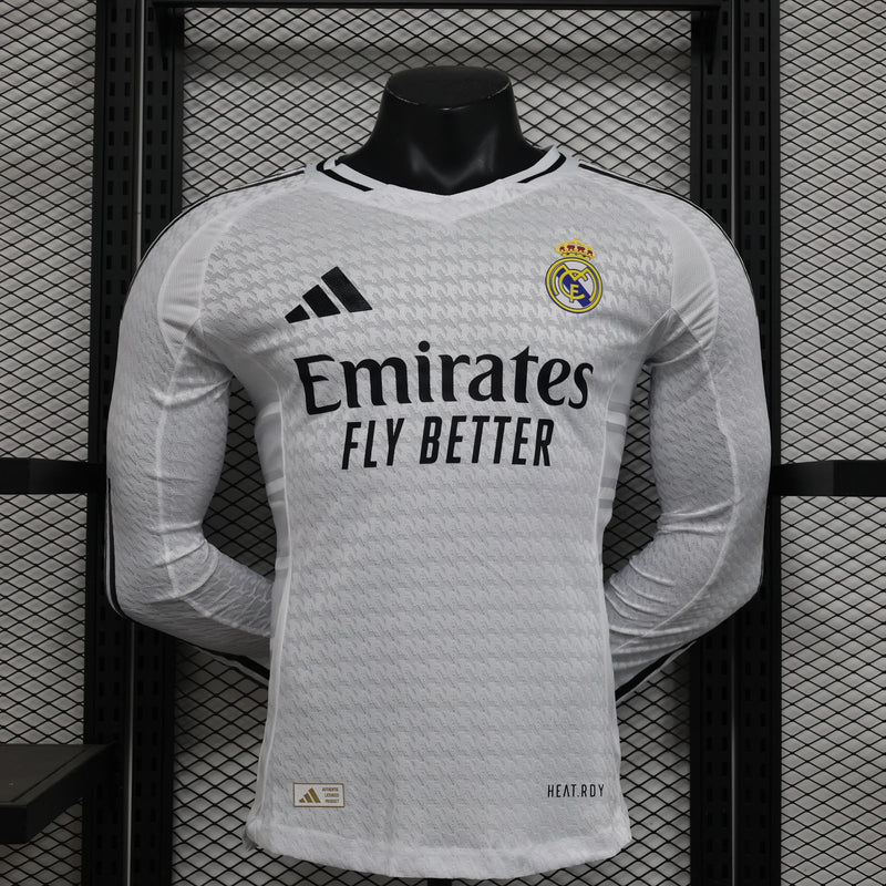 Camiseta Manga Larga Real Madrid Primera Equipacion 24/25 - Jugador