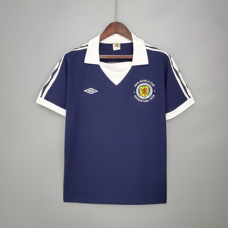 Camisa Escócia Retrô 1978 Azul - Umbro - DA Sports Oficial