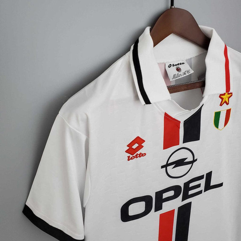 Camisa Milan Retrô 1995/1997 Branca - Lotto - DA Sports Oficial