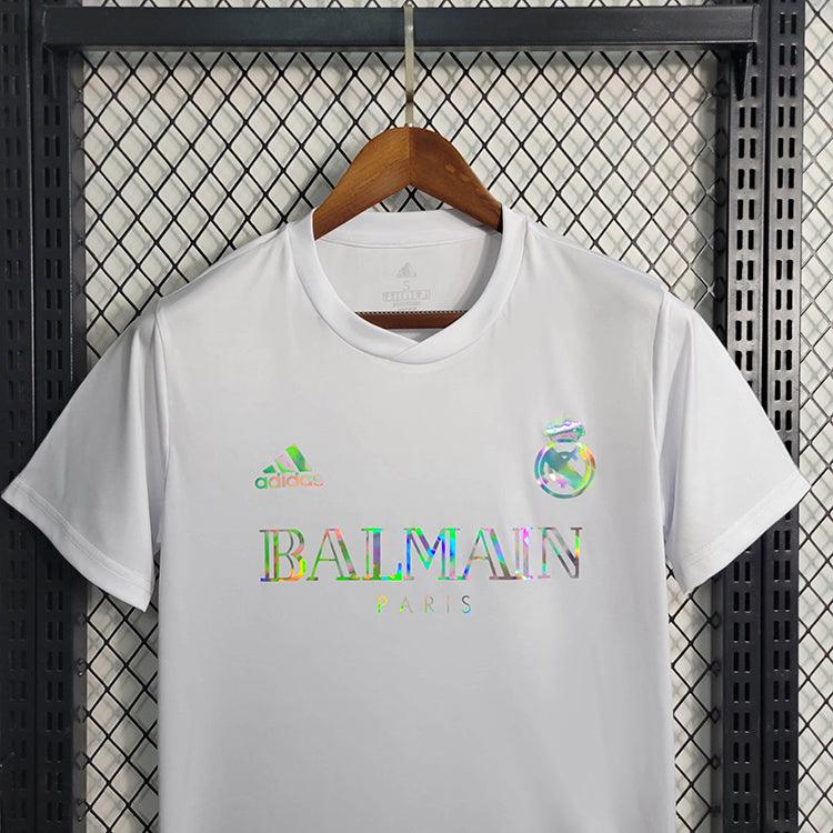 Camisa Real Madrid 23/24 Adidas - Balmain Branca - DA Sports Oficial