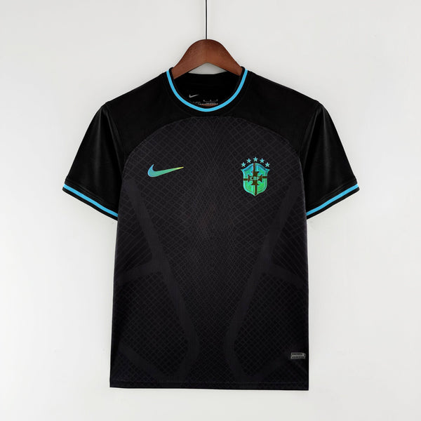 Camisa Seleção Brasil 2022 Nike - Preto - Conceito Preto - DA Sports Oficial