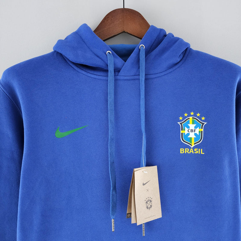 Moletom do Brasil 2022 Azul - Nike - DA Sports Oficial