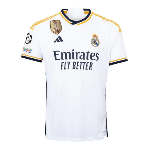 Camiseta Real Madrid Primera Equipacion 2023/24 - Con Patch UCL